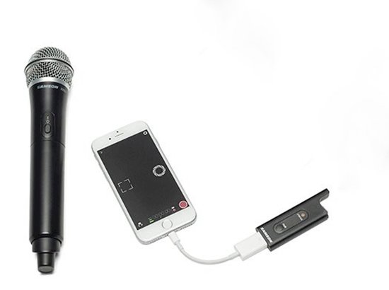 Wireless microphone for iphone